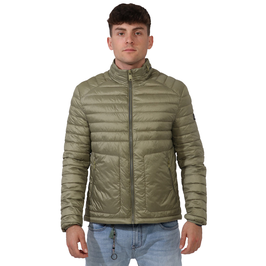 piumino leggero verde