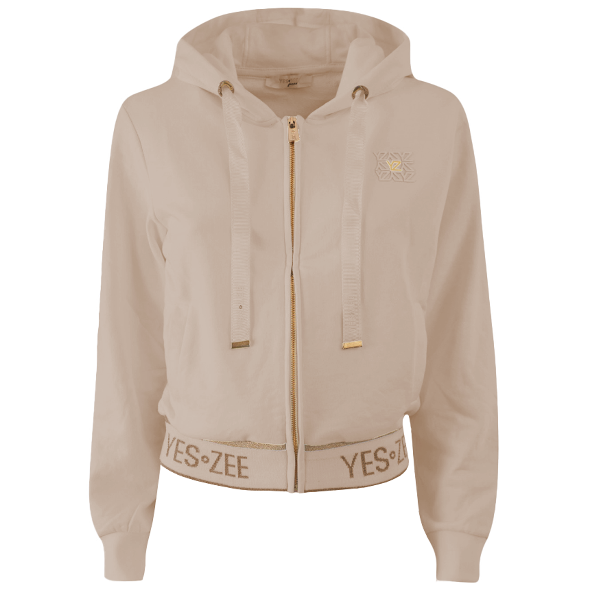 Yes Zee Woman Beige Sweatshirts