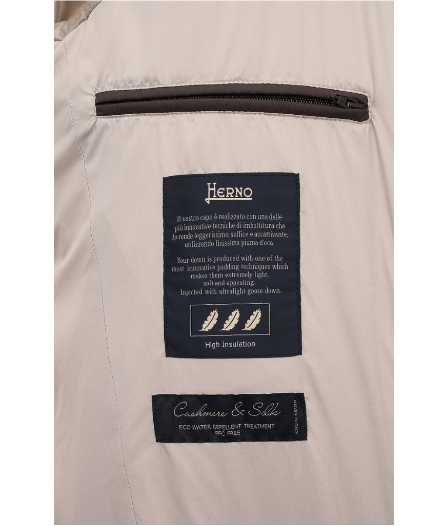 Herno Man Beige Jackets