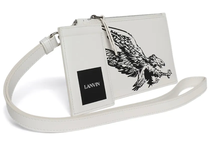 Lanvin Man White Wallets