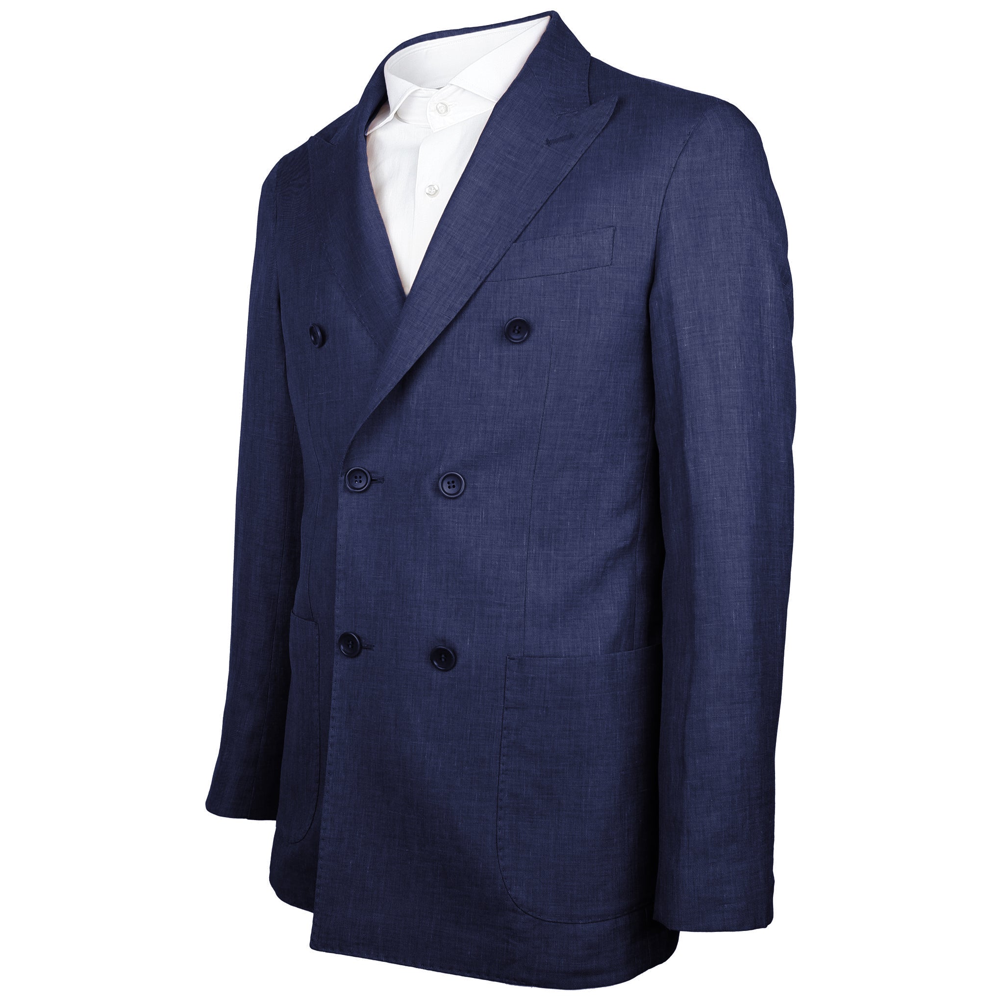 Loro Piana Jacket Summertime Linen Navy — view 3