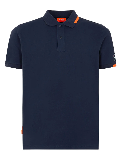 federico tag polo blu scuro