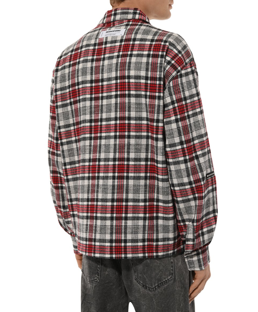 giacca tartan all-zip