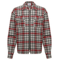 giacca tartan all-zip