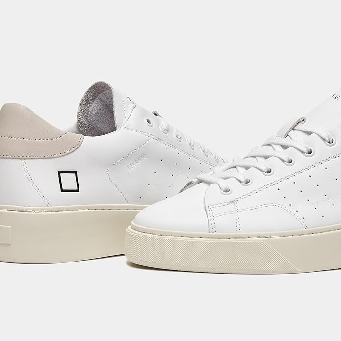 D.A.T.E. Man White Sneakers