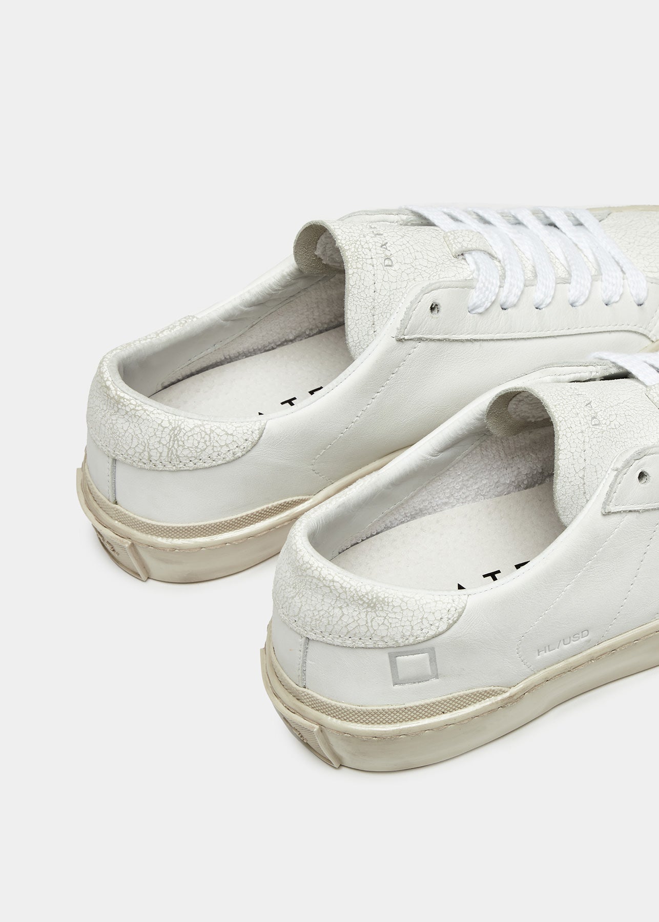 D.A.T.E. Man White Sneakers