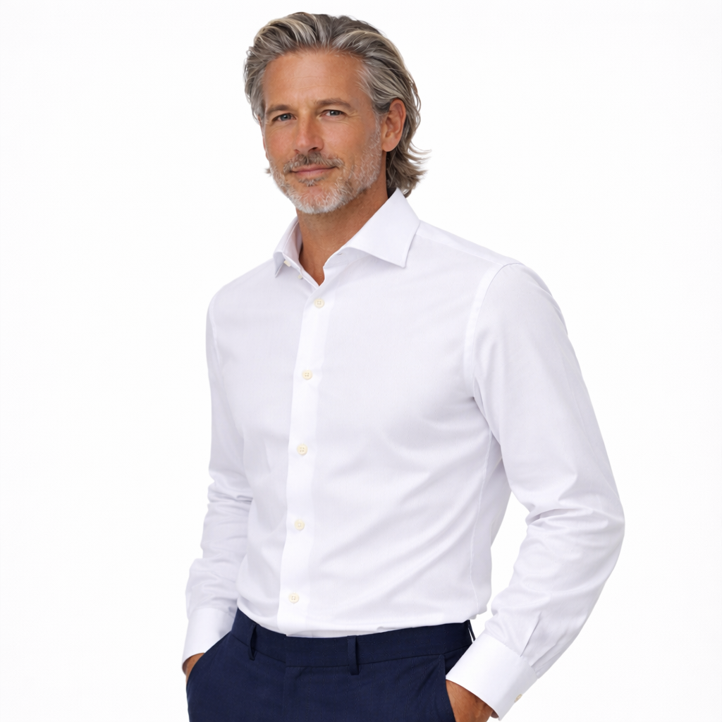 Bagutta Man White Shirts
