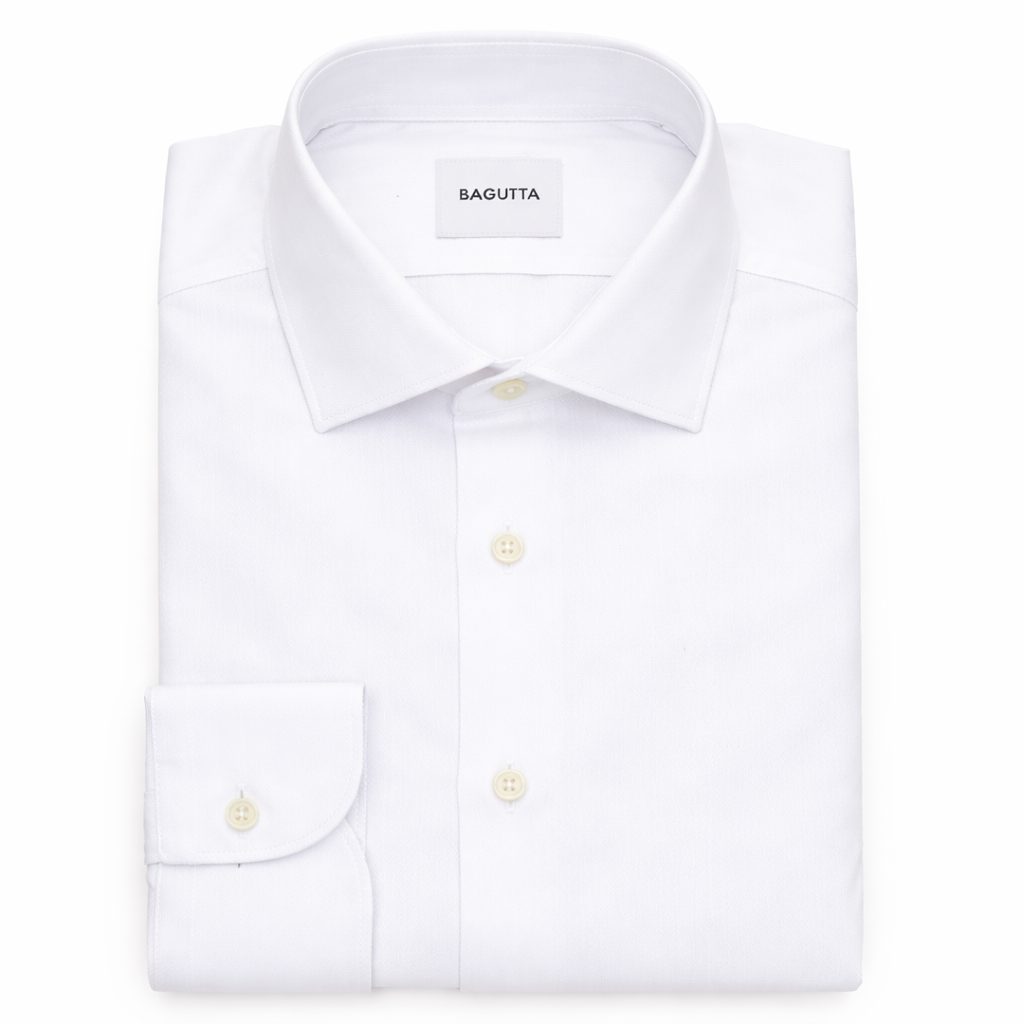 Bagutta Man White Shirts