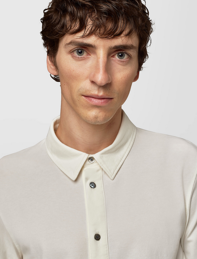Alpha Studio Man White Shirts