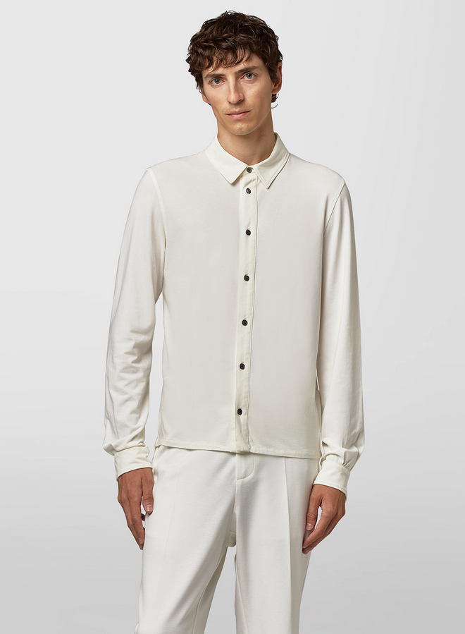 Alpha Studio Man White Shirts