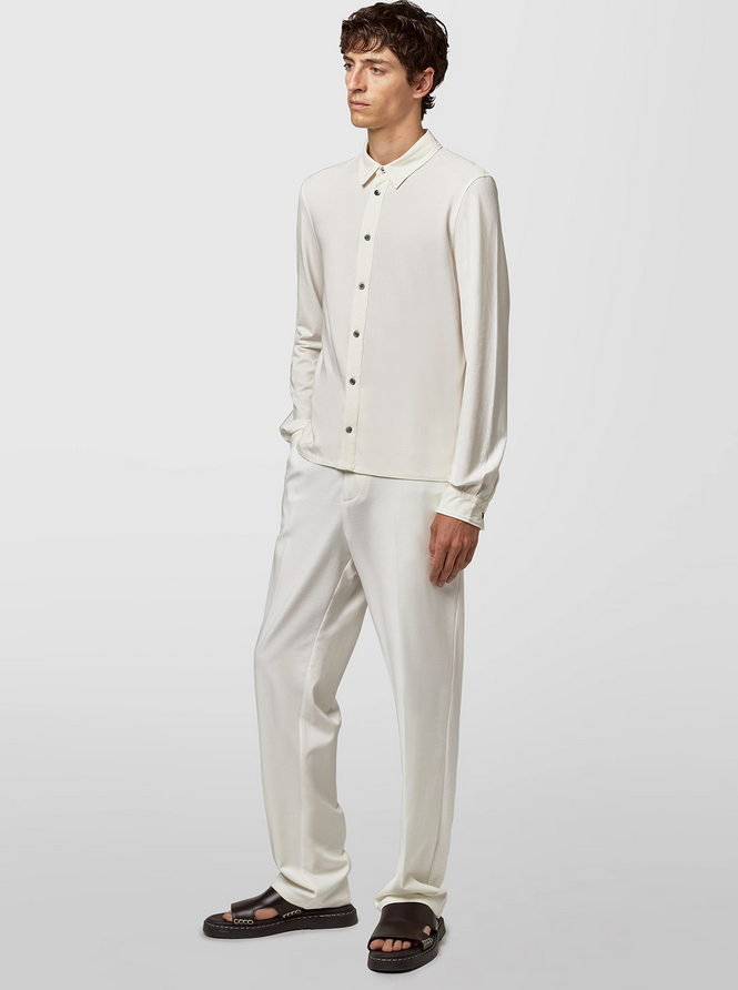 Alpha Studio Man White Shirts