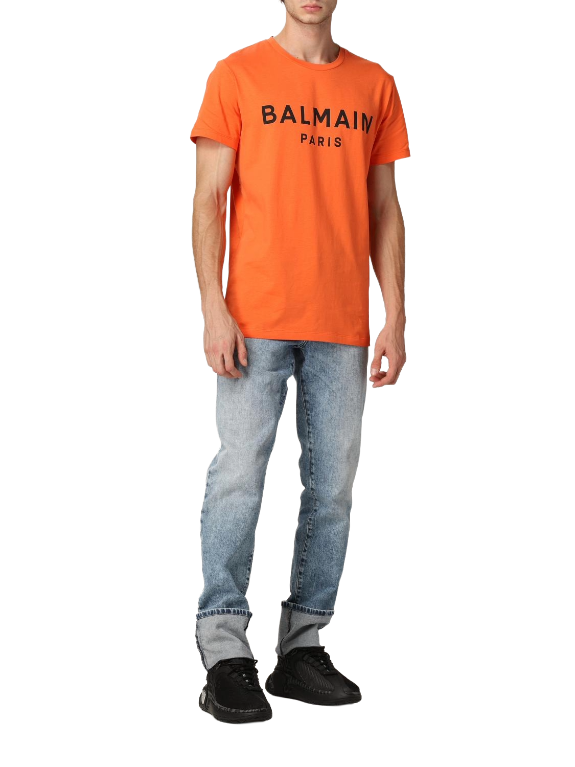 Balmain Man Orange T-shirt & Top