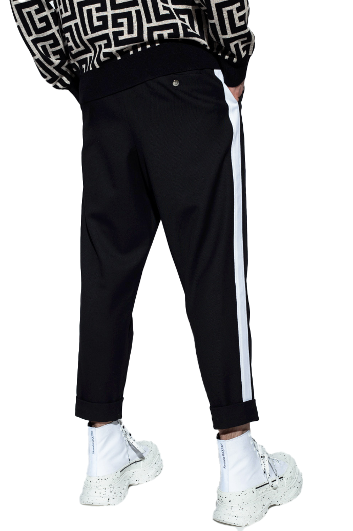 Balmain Man Black Trousers
