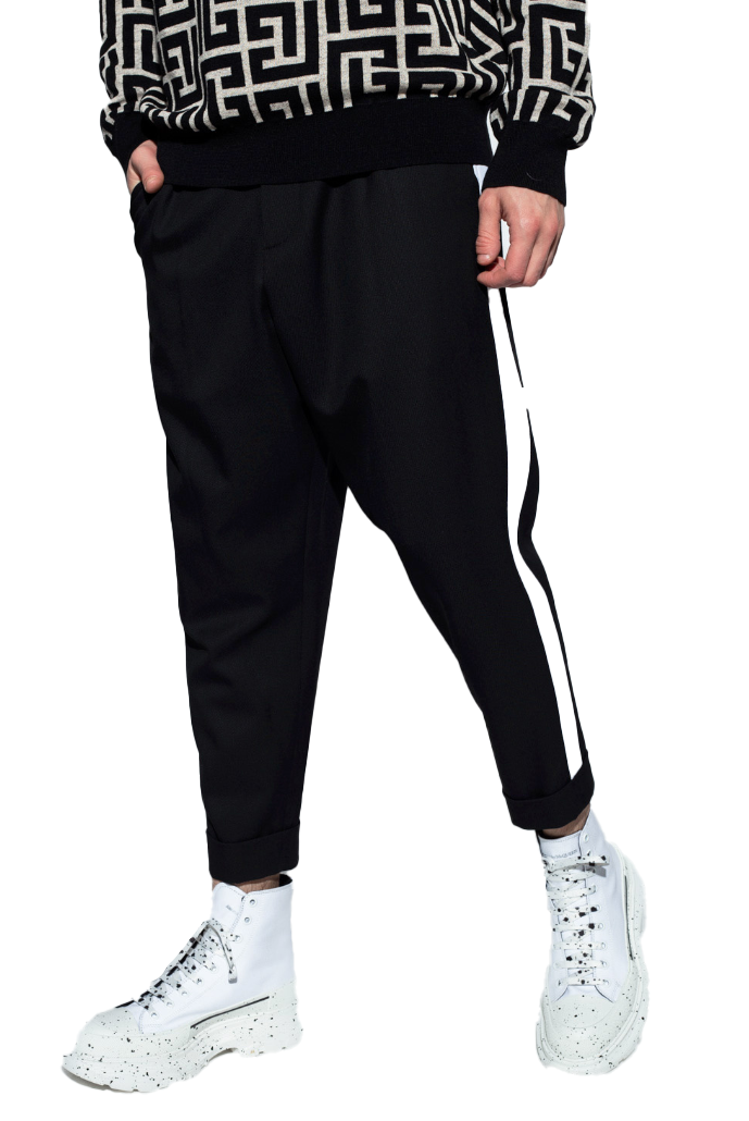 Balmain Man Black Trousers