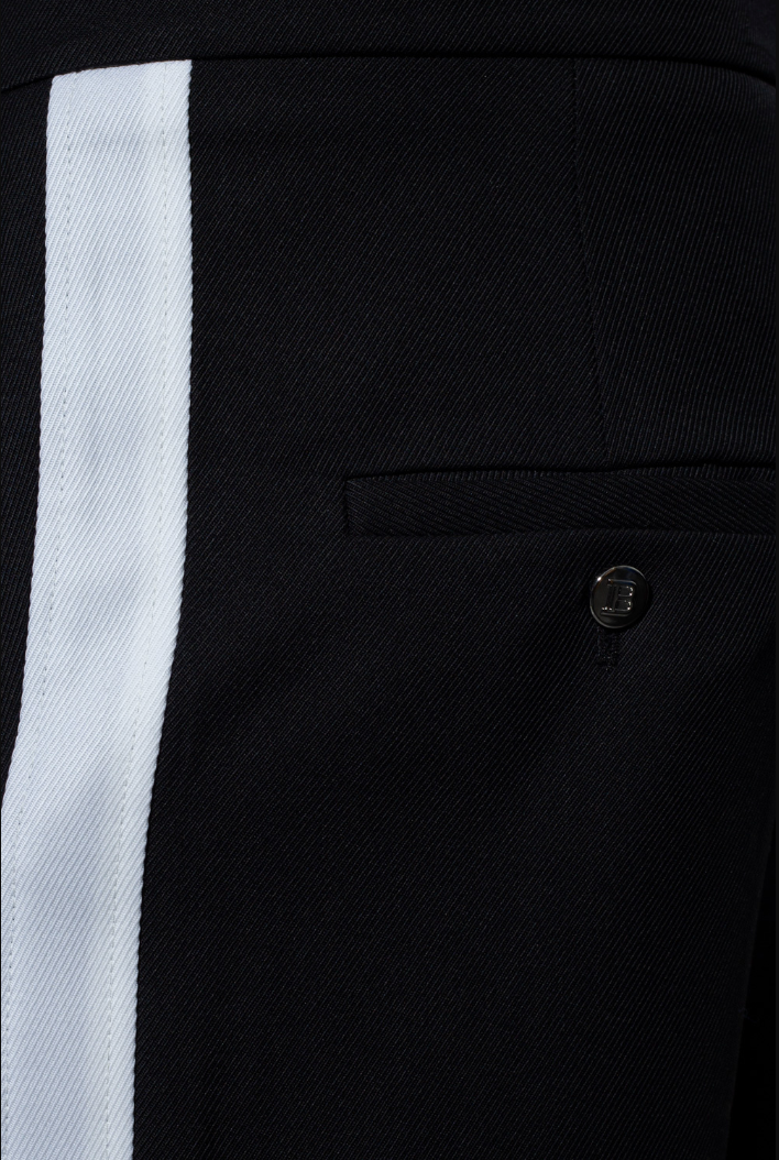 Balmain Man Black Trousers
