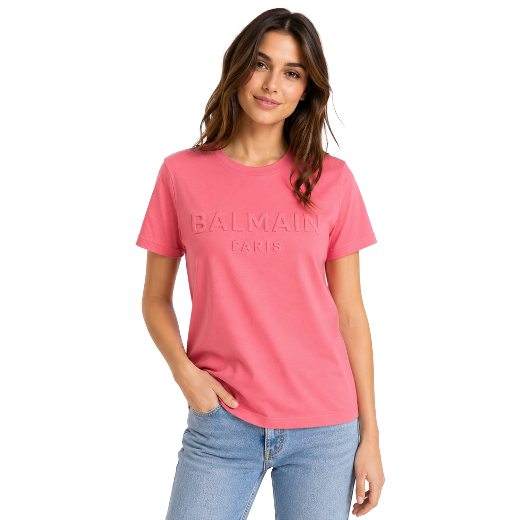 Balmain Woman Pink T-shirt & Top