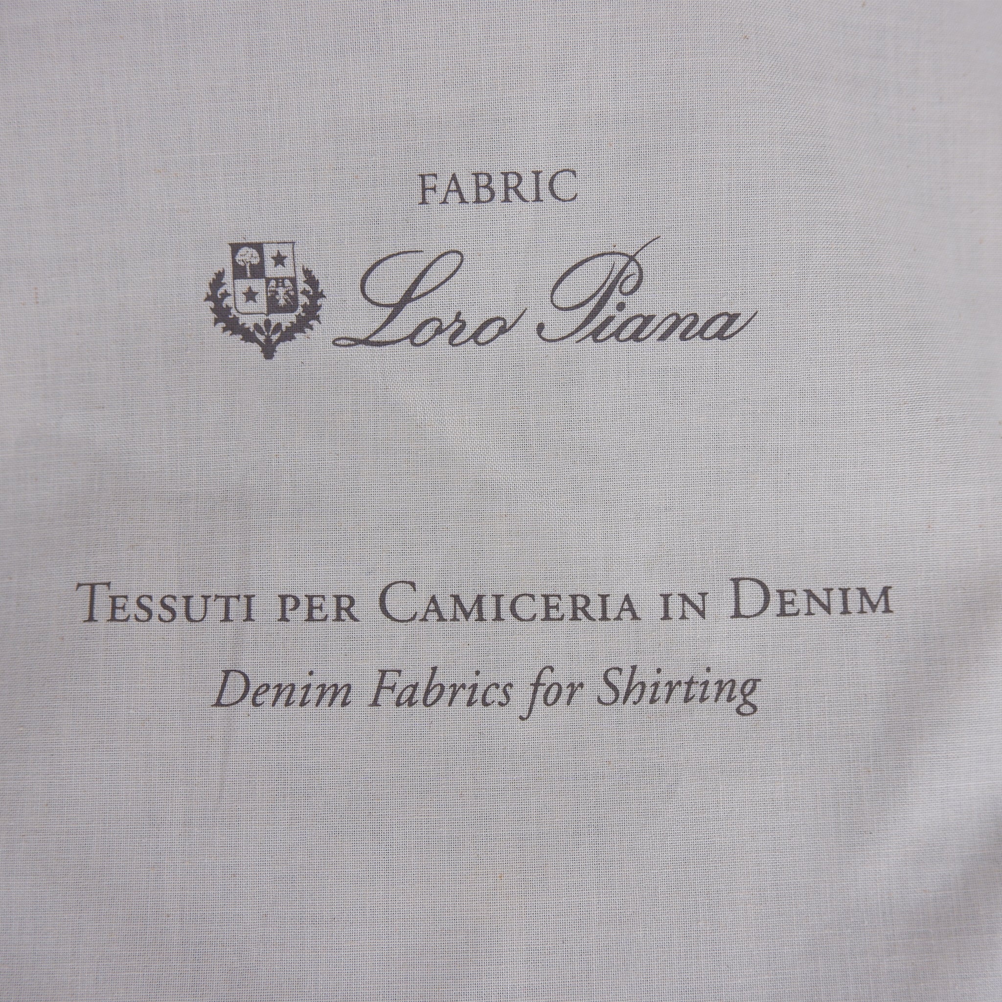 Loro Piana Fabric Man Blue Shirts