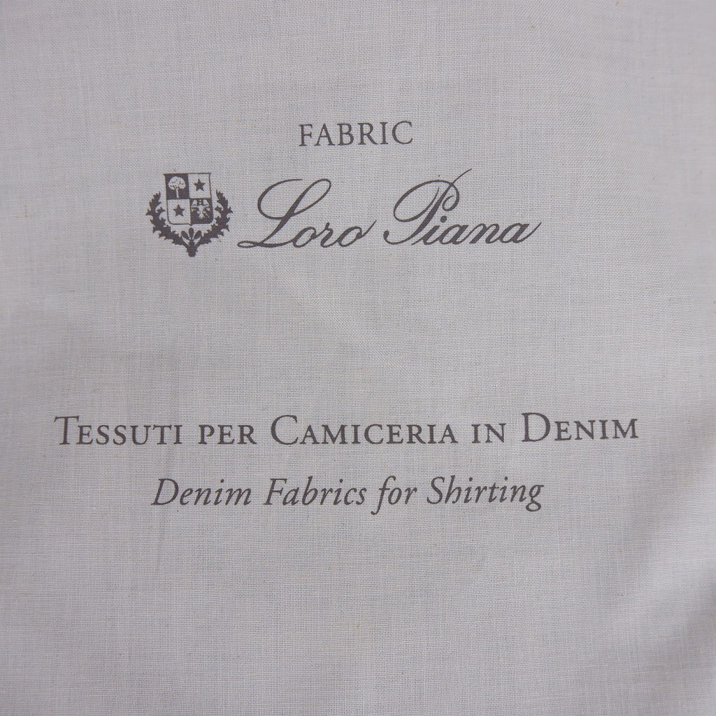 Loro Piana Fabric Man Light Blue Shirts