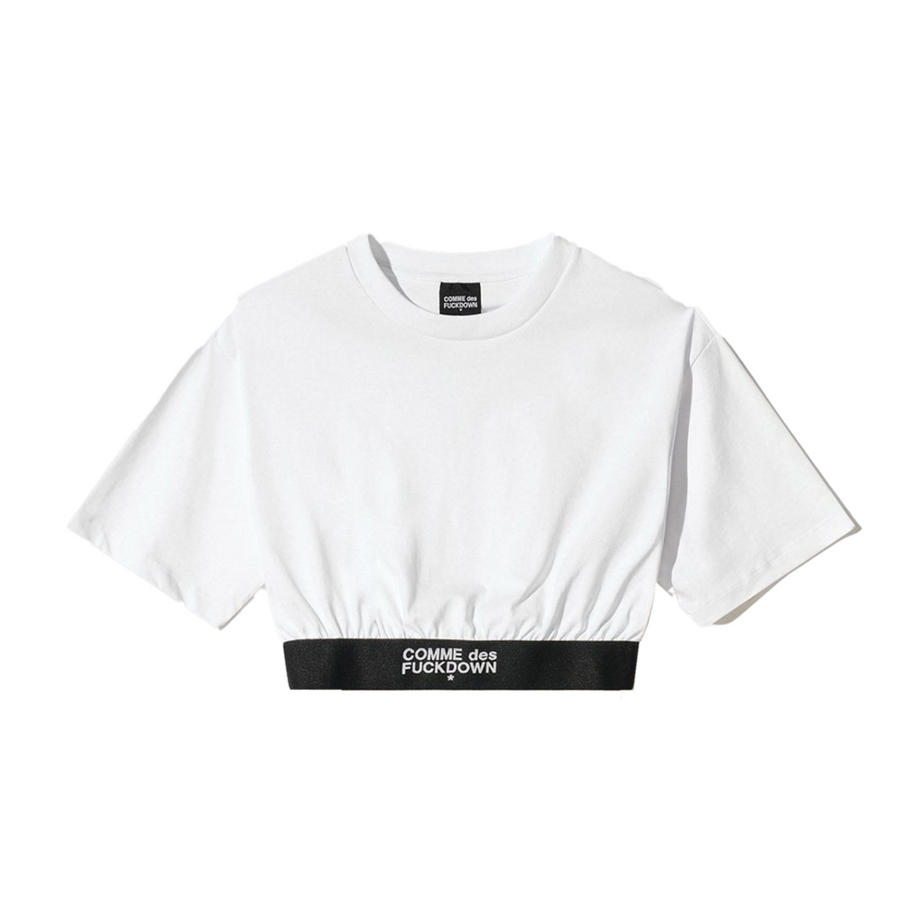 Comme Des Fuckdown Woman White T-shirt & Top
