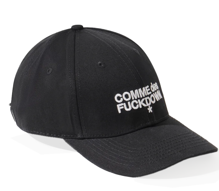 Comme Des Fuckdown Woman Black Caps
