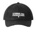 Comme Des Fuckdown Woman Black Caps