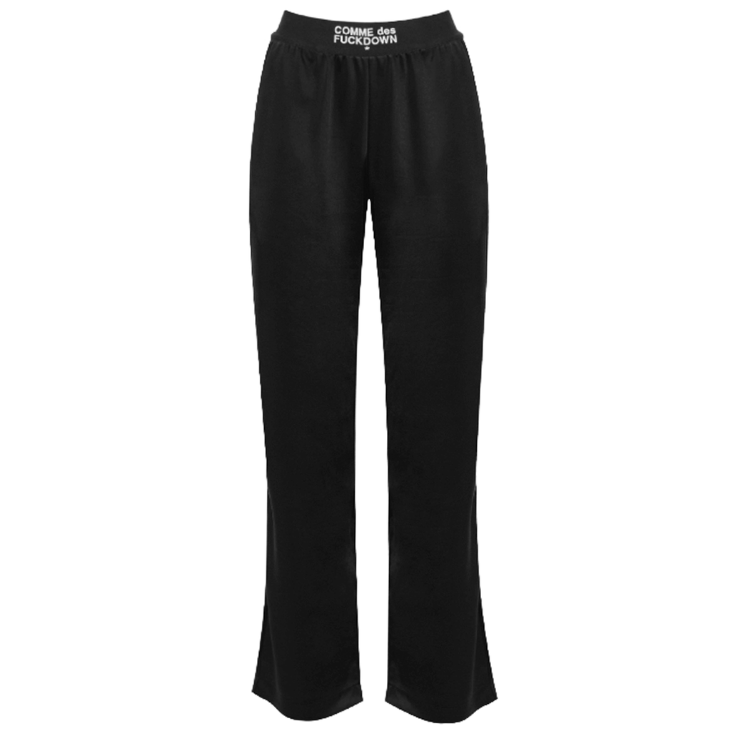 pantaloni in raso neri