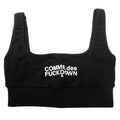 Comme Des Fuckdown Woman Black T-shirt & Top