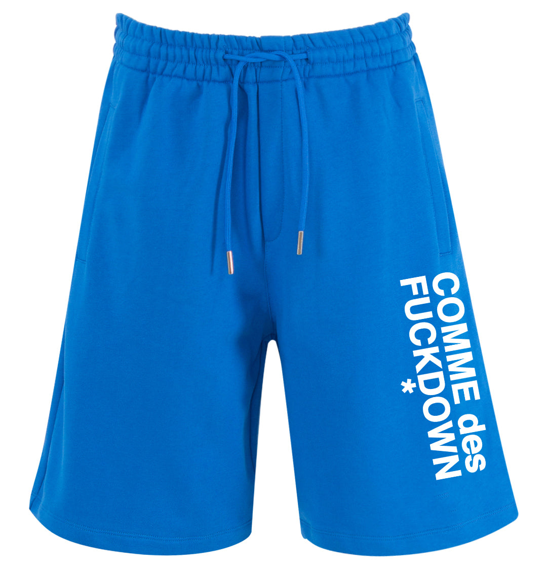 Comme Des Fuckdown Man Blue shorts