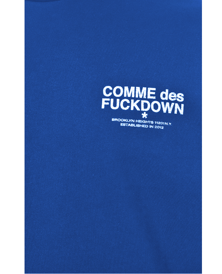 Comme Des Fuckdown Man Blue Sweatshirts