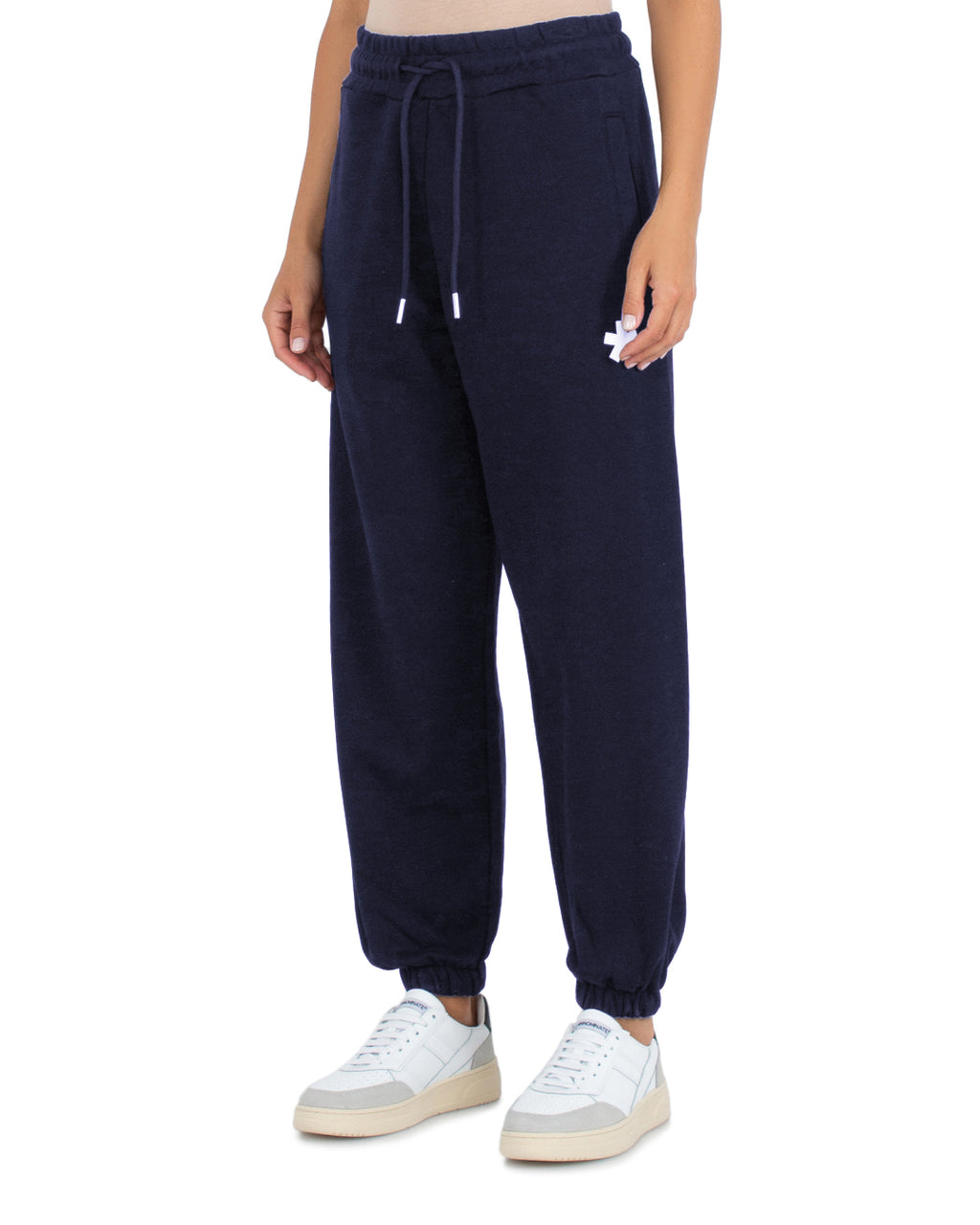 pantaloni felpa blu