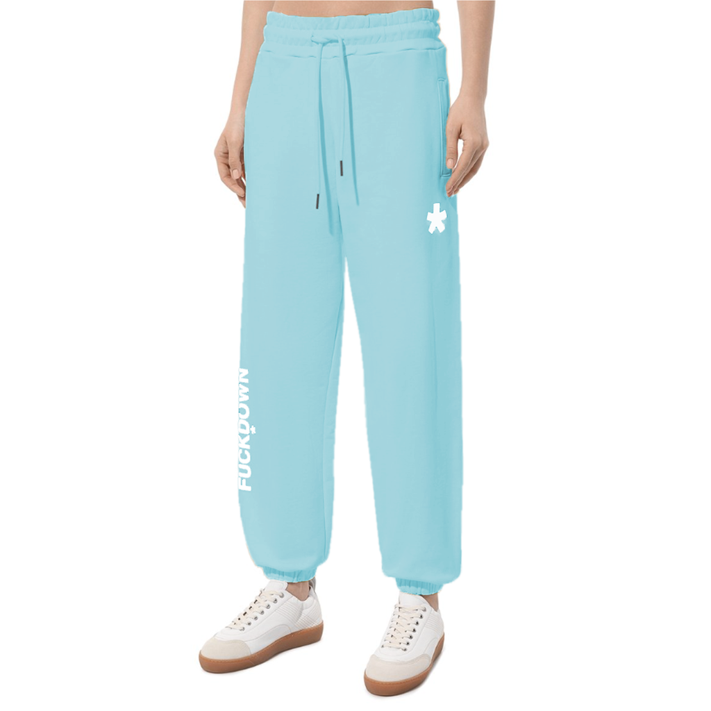 pantaloni felpa azzurri