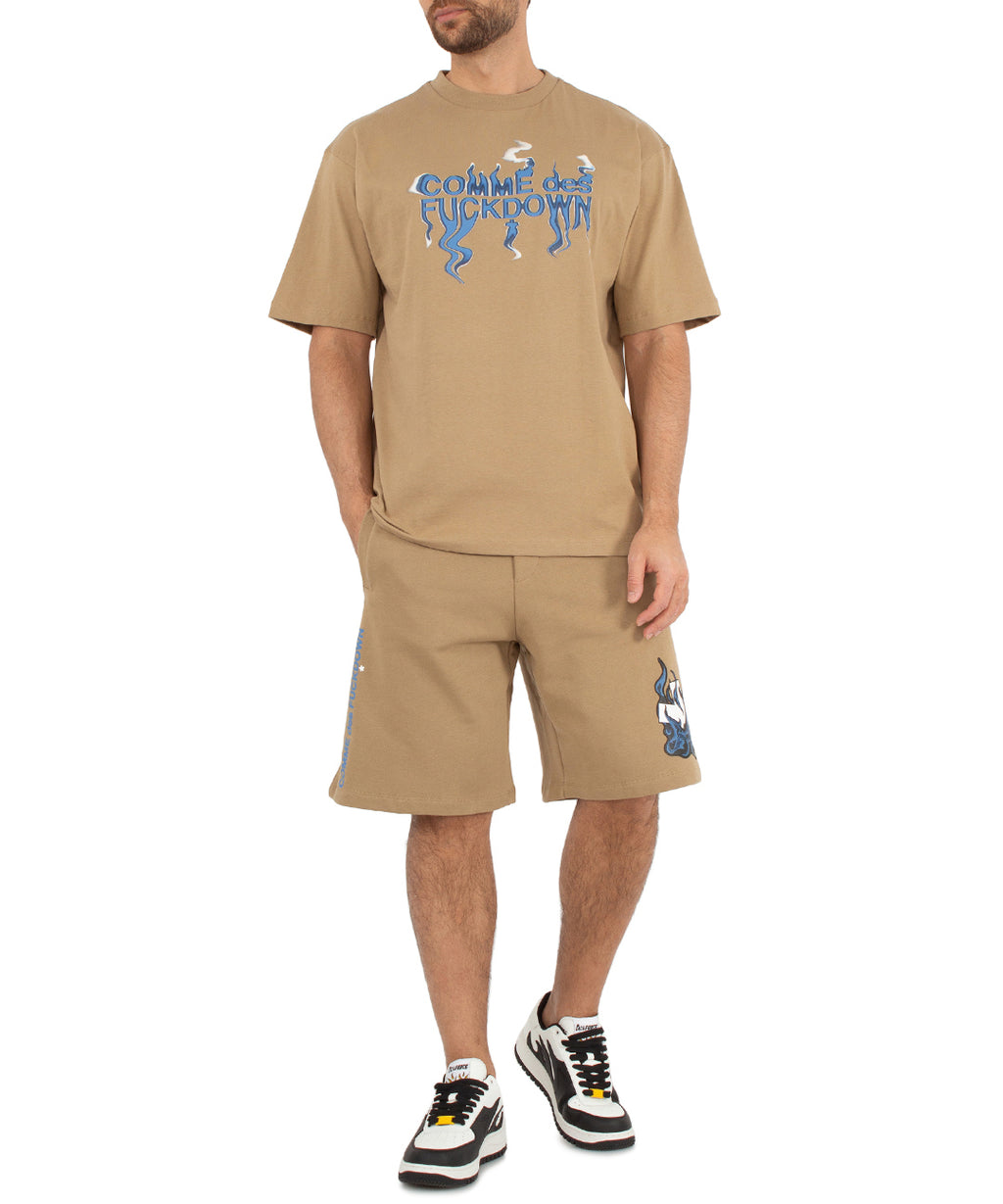 Comme Des Fuckdown Man Brown shorts