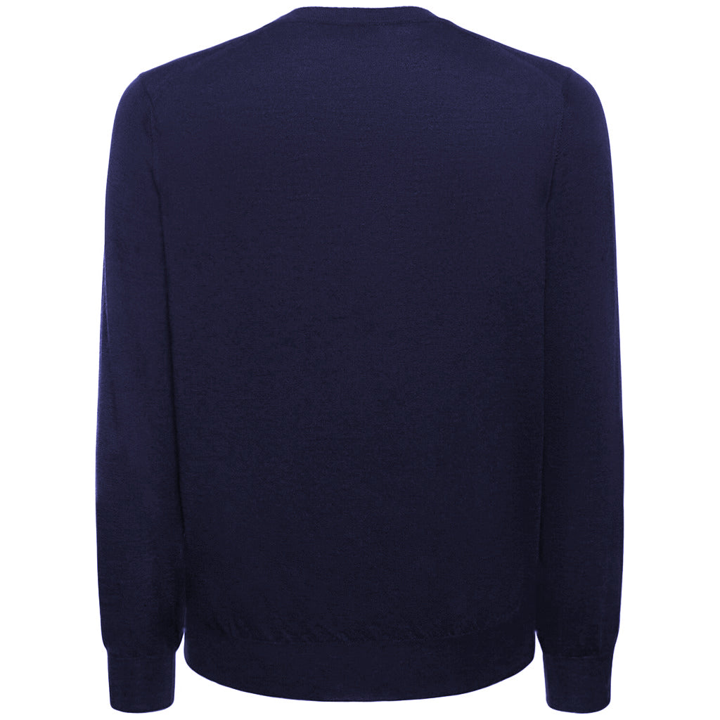 maglia cashmere blu