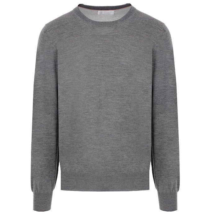 maglia cashmere grigio