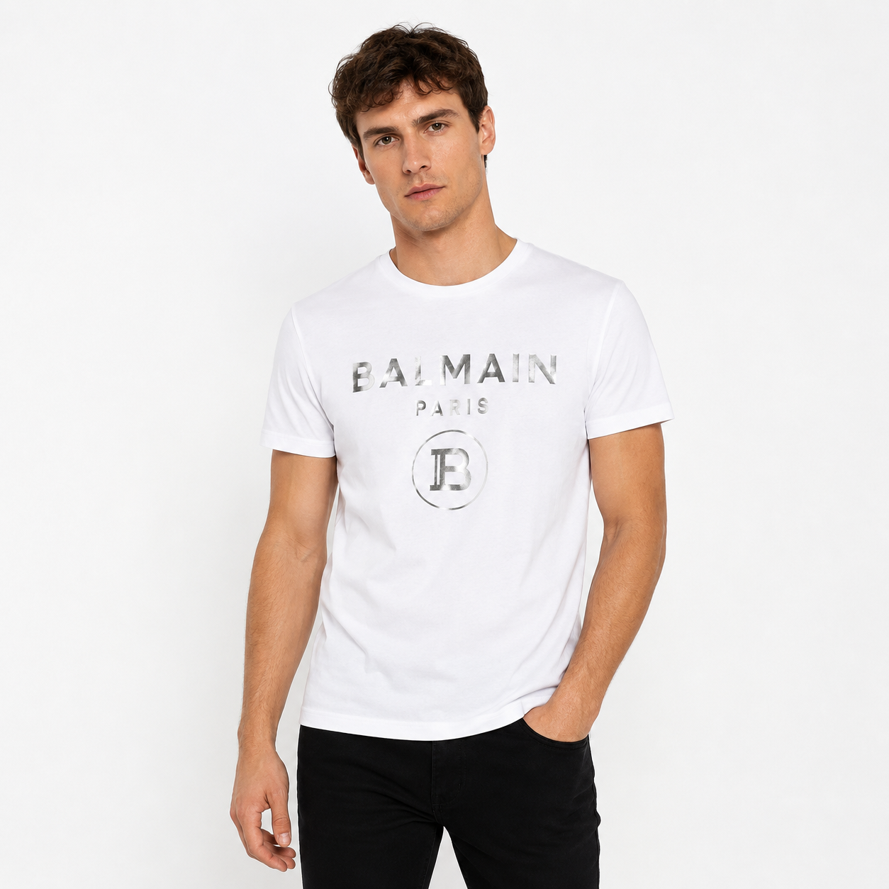 Balmain Man White T-shirt & Top