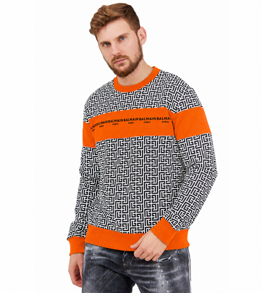 Balmain Man Multicolor Sweatshirts