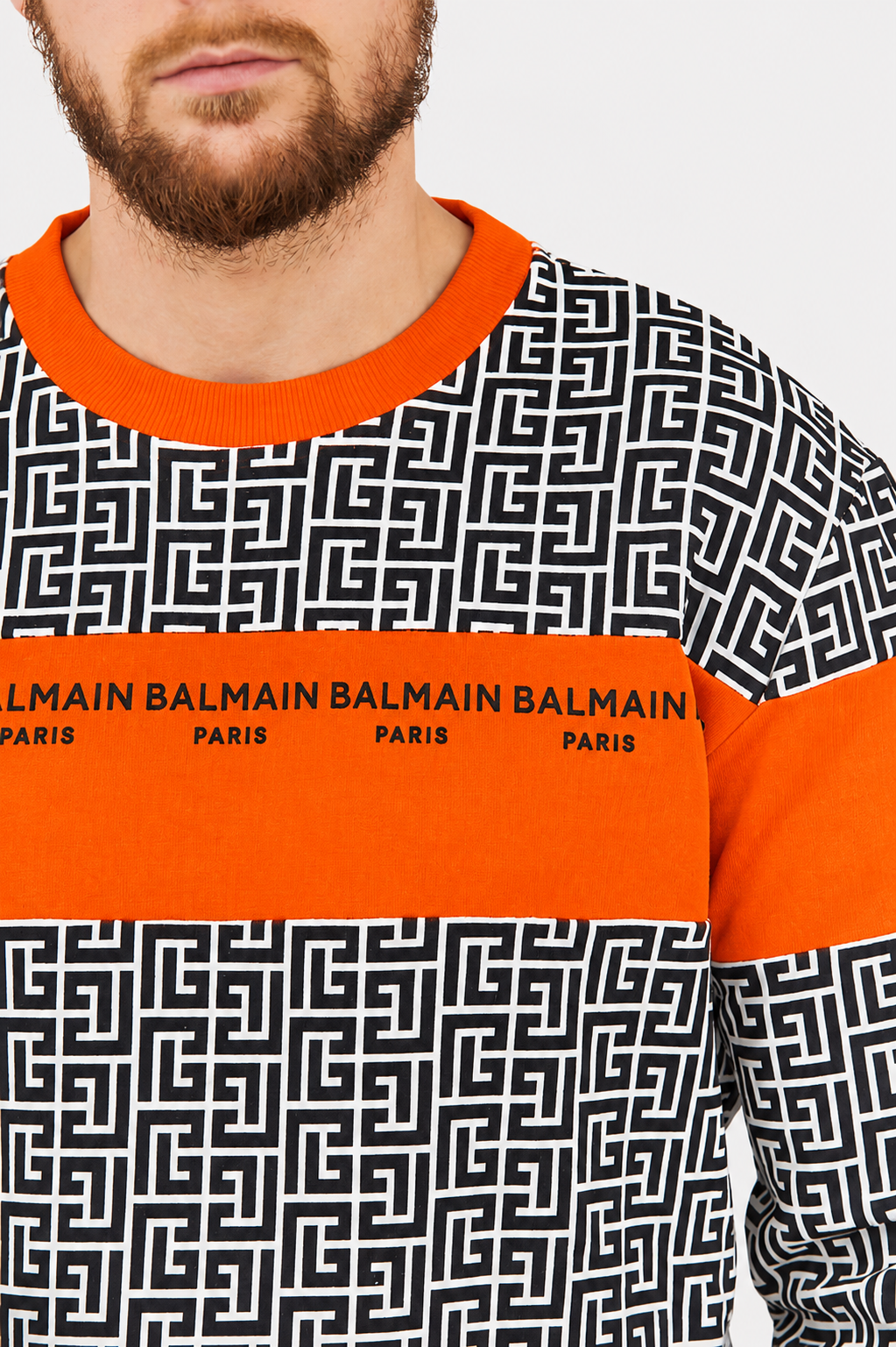 Balmain Man Multicolor Sweatshirts