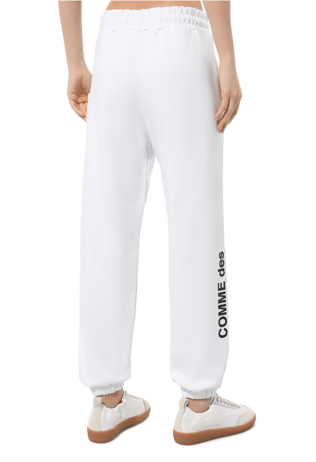 pantaloni felpa bianchi