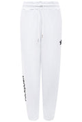 pantaloni felpa bianchi