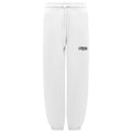pantaloni felpa bianchi