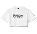 Comme Des Fuckdown Woman White T-shirt & Top