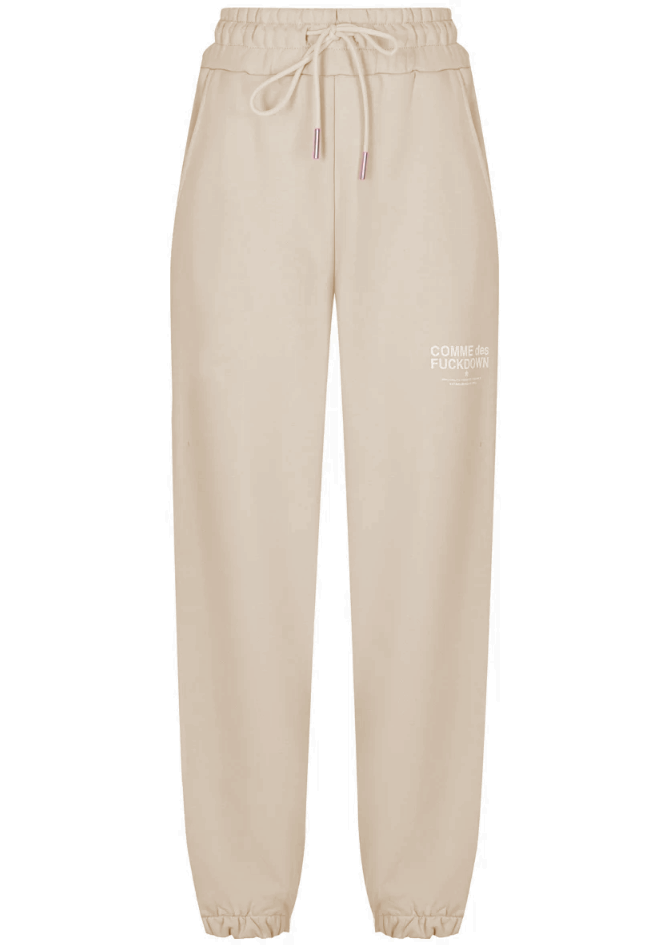 pantaloni felpa beige
