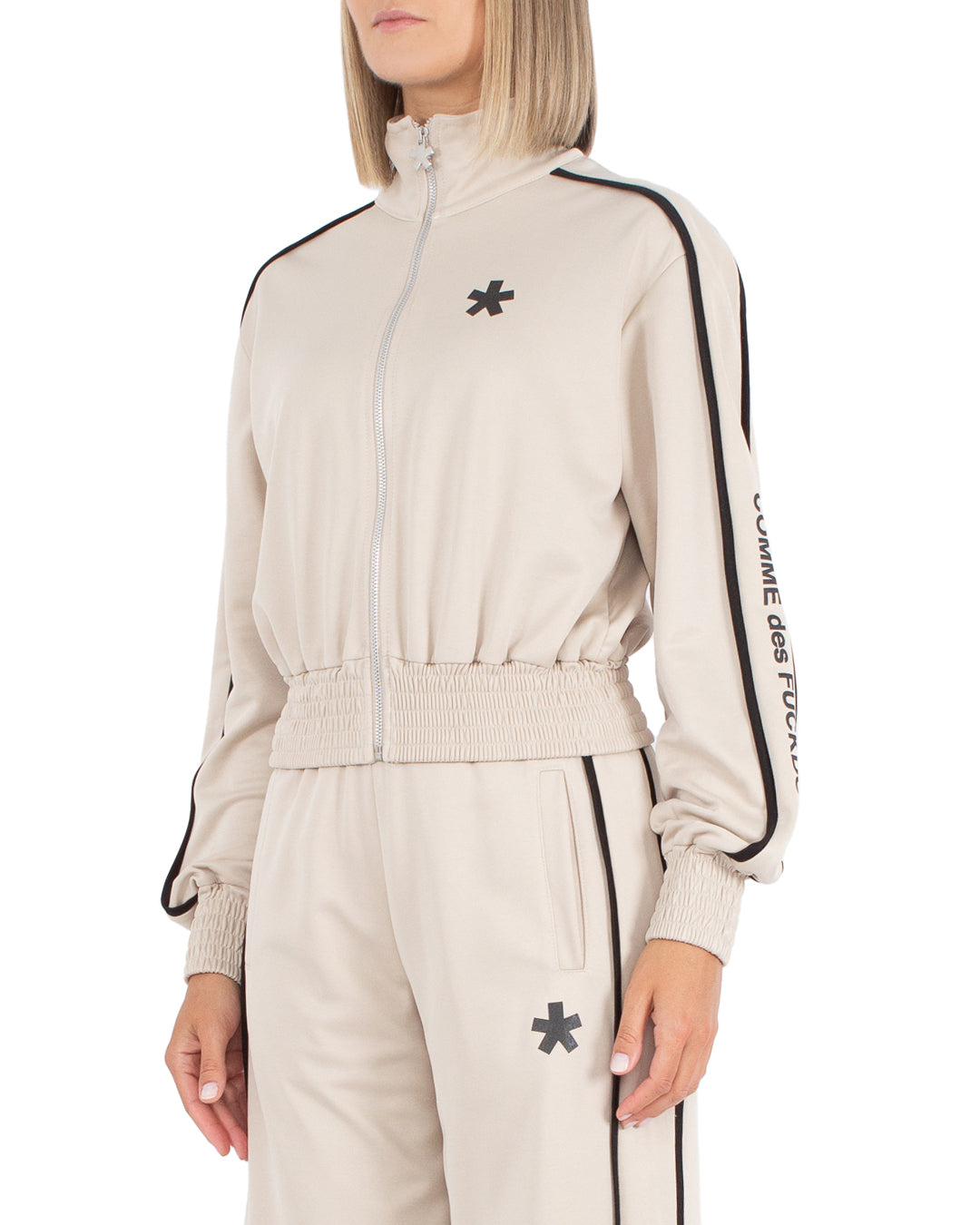 Comme Des Fuckdown Woman Beige Sweatshirts