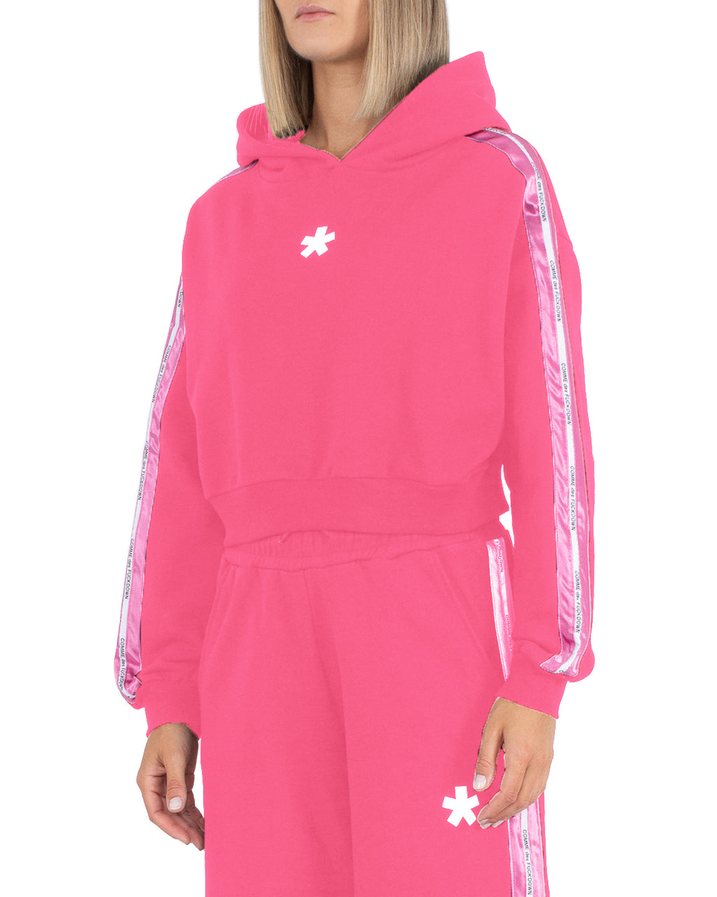 Comme Des Fuckdown Woman Fuchsia Sweatshirts