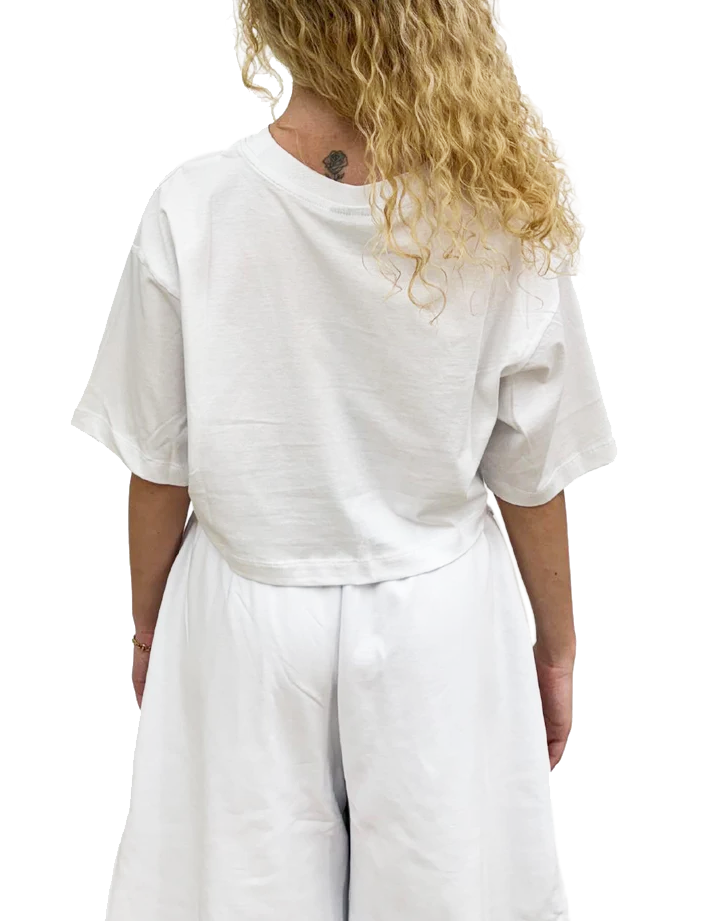 Comme Des Fuckdown Woman White T-shirt & Top