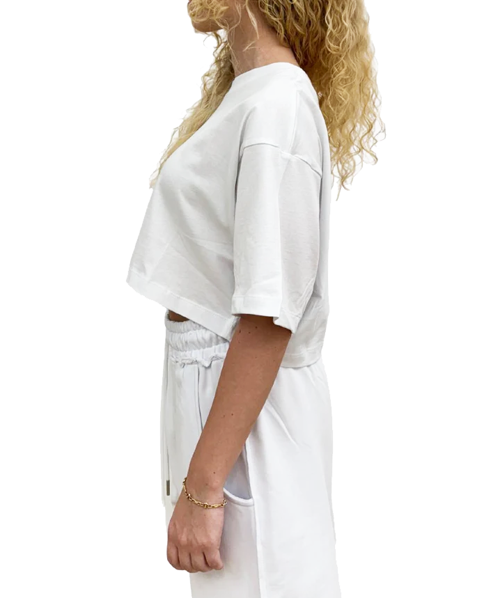 Comme Des Fuckdown Woman White T-shirt & Top