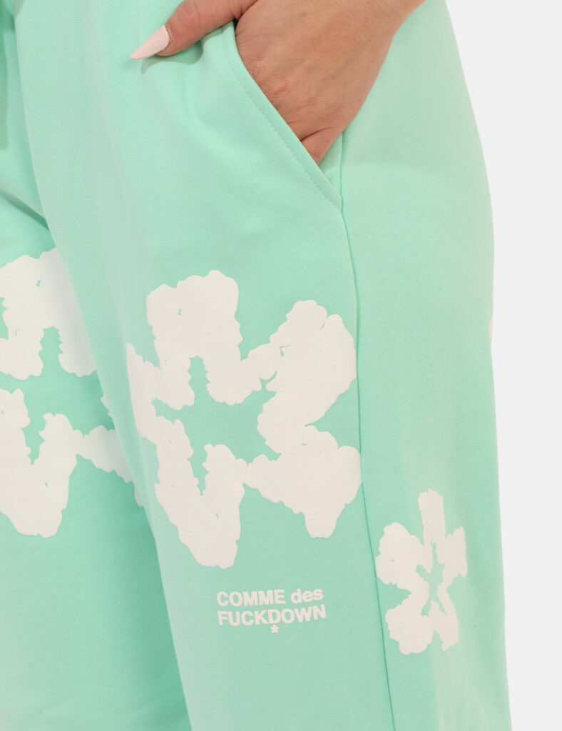 Comme Des Fuckdown Woman Green Trousers
