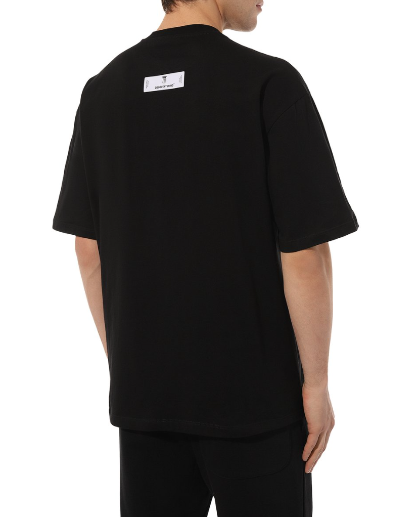 Diego Venturino Man Black T-shirt & Top
