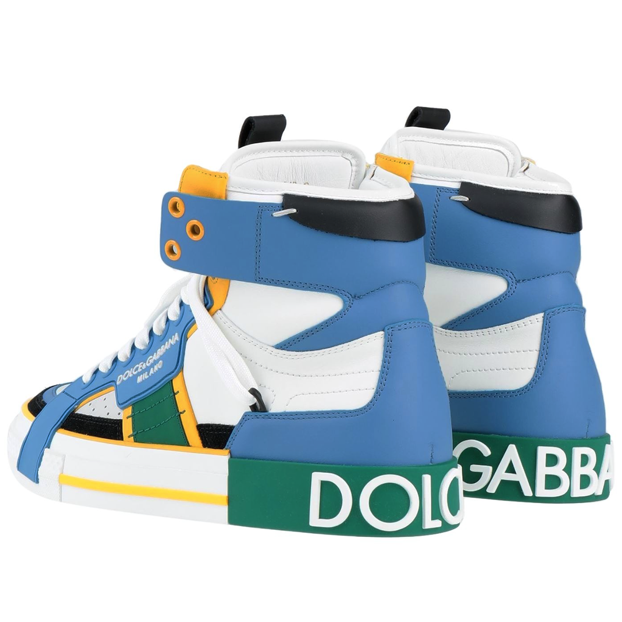 Dolce & Gabbana Woman Sneakers Leather Nappata Multicolor
