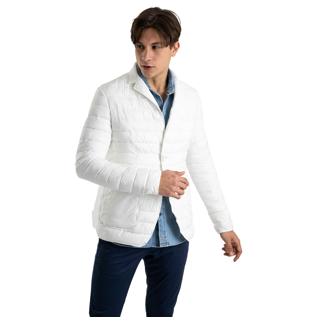 Herno Man In-Tech Down Jacket White
